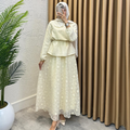 Aleyna Takım — Sarı - Mara Moda tesettür takım