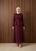 Deren Takım — Bordo - Mara Moda tesettür takım