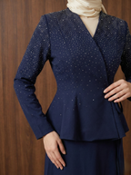 Hazal Takım — Lacivert - Mara Moda tesettür takım