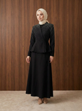 Hazal Takım — Siyah - Mara Moda tesettür takım