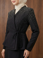 Hazal Takım — Siyah - Mara Moda tesettür takım