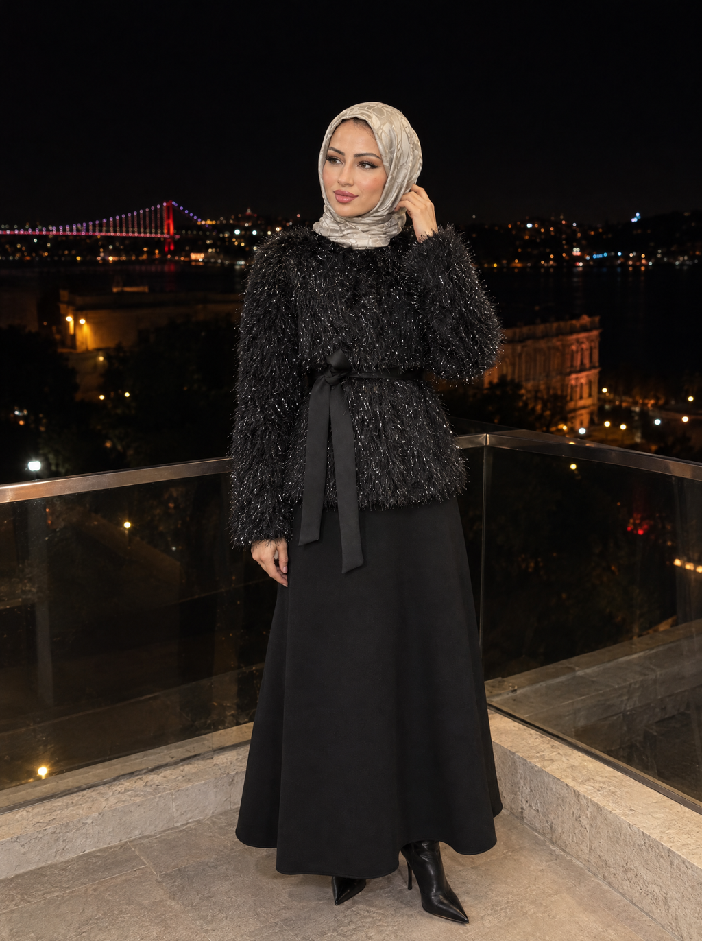 Lina Kürk Takım — Siyah