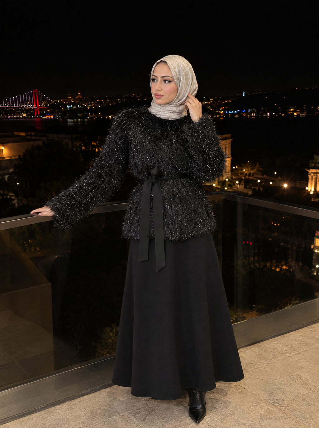 Lina Kürk Takım — Siyah