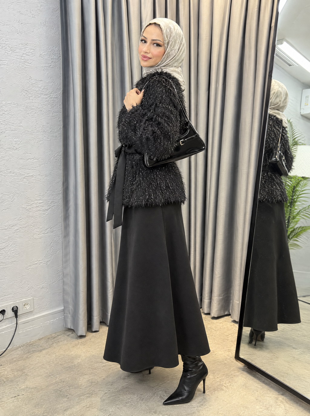Lina Kürk Takım — Siyah