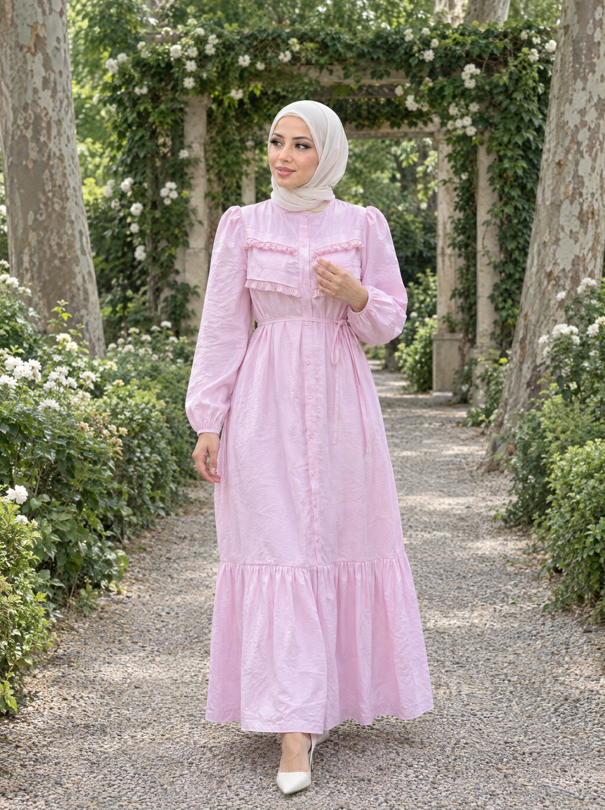Asel Elbise Pembe