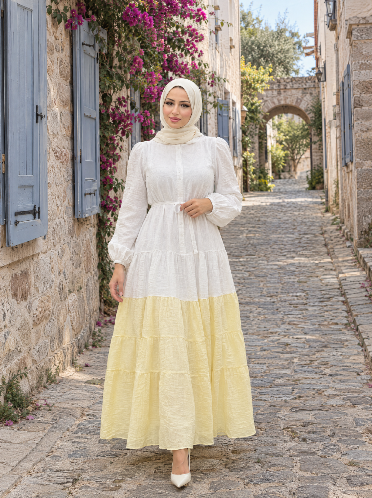 Bade Elbise Sarı