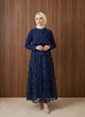 Solin Takım — Lacivert - Mara Moda tesettür takım